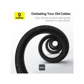 CABLU alimentare si date Baseus Tungsten Gold, Fast Charging Data Cable pt. smartphone, cablu magnetic, USB Type-C la Iphone Lightning, 20W, 1m, negru 