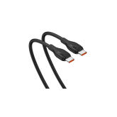 CABLU alimentare si date Baseus Pudding, Fast Charging Data Cable pt. smartphone, USB Type-C la USB Type-C 100W, 1.2m, negru 