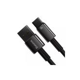 CABLU alimentare si date Baseus Pudding, Fast Charging Data Cable pt. smartphone, USB Type-C la USB Type-C 100W, 2m, alb 