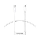 CABLU alimentare si date Baseus Superior 2, USB4 Fast Charging Data Cable pt. smartphone, USB Type-C la USB Type-C 240W, 1.8m, alb 