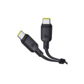 CABLU alimentare si date Baseus Pudding, Fast Charging Data Cable pt. smartphone, USB Type-C la USB Type-C 100W, 1.5m, negru 