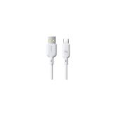 CABLU alimentare si date Baseus Silky, Fast Charging Data Cable pt. smartphone, USB la USB Type-C 100W, 2m, alb 