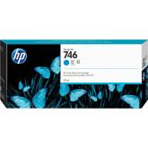 Cartus Cerneala Original HP Cyan, nr.746, pentru Design Jet Pro2|Pro 44| Z6| Z6dr|Z9+, 300ml, incl.TV 1.2incl.TV 
