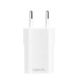 ALIMENTATOR retea 220V LOGILINK, universal, 1 x USB-A, 5W, 1A, alb 