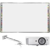 Pachet tabla interactiva EvoBoard Wide 96 inchi, Short throw, ViewSonic PS502W, Suport videoproiector PRB-11M