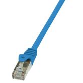 PATCH CORD FTP LOGILINK Cat5e, cupru-aluminiu, 2 m, albastru, AWG26, ecranat 