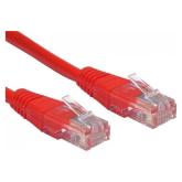 PATCH CORD UTP SPACER Cat5e, cupru-aluminiu, 2 m, rosu, AWG26, 