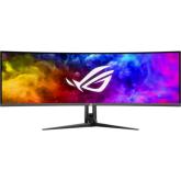 MONITOR ASUS PG49WCD 49 inch, Panel Type: OLED, Resolution: 5120x1440, Aspect Ratio: 32:9,  Refresh Rate:144Hz, Response time GtG: 0.03 ms, Brightness: 1000 cd/m², Contrast (static): 135,000:1, Contrast (dynamic): 100,000,000:1, Viewing angle: 178º(R/L), 
