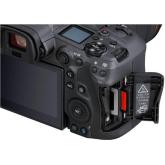 Camera foto Canon Mirrorless EOS R5 body, Black, sensor full frame 45.0 MP,rezolutie filmare 8K 30FPS, LCD tactil 3.15
