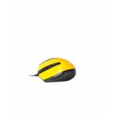 Mouse Serioux cu fir, optic, Pastel 3300, 1000dpi, galben, ambidextru ,blister, USB