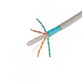 Cablu FTP CAT6 PNI F06 cu 4 perechi pentru internet 1 Gigabit si sisteme de supraveghere Rola 305m, Cablu cu 8 fire x 0.5 mm - 4 perechi torsadate