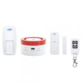 Sistem de alarma wireless PNI Safe House PG600, sistem inteligent de securitate pentru casa, conectare wireless, alarma antiefractie, alarma fara fir, alerta inteligenta prin aplicatia TUYA iOS / Android, compatibil cu Alexa si Google Assistant, dIMENSIUN