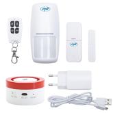 Sistem de alarma wireless PNI Safe House PG600, sistem inteligent de securitate pentru casa, conectare wireless, alarma antiefractie, alarma fara fir, alerta inteligenta prin aplicatia TUYA iOS / Android, compatibil cu Alexa si Google Assistant, dIMENSIUN