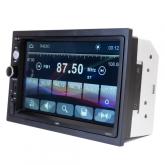Navigatie multimedia PNI V8270 2 DIN cu GPS MP5, touch screen 7 inch, radio FM, Bluetooth, Mirror Link, AUX, USB, microSD, Culoare: negru, 7