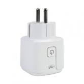 Priza inteligenta PNI SmartHome WP800 WiFi control prin internet, App Tuya Smart, compatibila cu Amazon Alexa si Google Home, masoara consumul de energie, Tensiune alimentare: 230V, Sarcina maxima: 3700 W, Distanta transmisie, 50 m exterior, interior 30 m