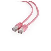 PATCH CORD FTP GEMBIRD Cat6, cupru-aluminiu, 5 m, roz, AWG26, ecranat 