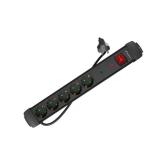 Prelungitor cu protectie la supratensiune SP1, 5m, 5 prize , negru
