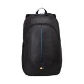 RUCSAC CASE LOGIC, pt. notebook de max. 17.3 inch, 2 compartimente, buzunar frontal | buzunar lateral x 2 | buzunar dorsal, waterproof, poliester, negru, 