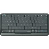 Prestigio Click&Touch 2, wireless multimedia smart keyboard with touchpad embedded into keys, auto-switch between keyboard and touchpad modes, touch multimedia sliders, left and right physical 