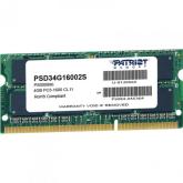 Memorie RAM notebook Patriot, SODIMM, DDR3, 4GB, CL11,1600Mhz