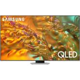 Televizor QLED Samsung Smart QE55Q80DATXXH, 55inch, Ultra HD 4K, Silver