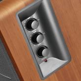 BOXE EDIFIER 2.0, RMS:  42W (2 x 21W), telecomanda wireless, volum, bass, treble, sub-out, brown, 