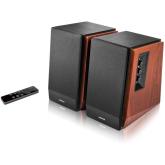 BOXE EDIFIER 2.0, RMS:  66W (2 x 15W, 2 x 18W), bluetooth telecomanda wireless, volum, bass, treble,  dual RCA, sub-out, brown, 