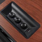 BOXE EDIFIER 2.0, RMS:  66W (2 x 15W, 2 x 18W), bluetooth telecomanda wireless, volum, bass, treble,  dual RCA, sub-out, brown, 