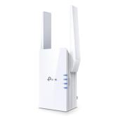 TP-link AX3000 Wi-Fi Mesh Range Extender, RE705X, 1 Port Ethernet Gigabit, 2 Antene externe, Standarde Wireless IEEE 802.11a/n/ac/ax 5GHz, IEEE 802.11b/g/n/ax 2.4GHz, frecventa 2.4, 5 Ghz, 574 Mbps at 2.4GHz, 2402 Mbps at 5GHz.