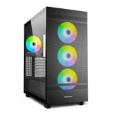 Carcasa Sharkoon C50 BLACK RGB Mid Tower NEGRU