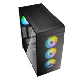 Carcasa Sharkoon C50 BLACK RGB Mid Tower NEGRU