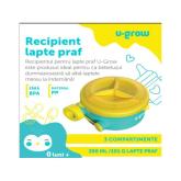 Recipient lapte praf cu 3 compartimente ,250ml, U-Grow