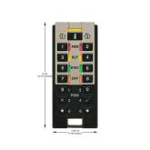 Telecomandă-Tastatură cu comunicatie bidirectionala Paradox REM3; Memorarea stării sistemului; Telecomanda REM3 va păstra în memorie ultima stare  receptionată de la unitatea centrală şi o va afişa chiar daca sunteţi în afara ariei de acoperire; Taste ind