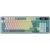 ROYAL KLUDGE RK-S98 Light Cloud Gaming Keyboard Chartreuse switch
