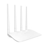 Router Wireless TENDA F6, 4 antene fixe (4*5dbi), 1 port WAN 10/100Mbps, 3 port-uri LAN 10/100Mbps , IEEE802.3, IEEE802.3u, 1 buton Reset/WPS, 2.4GHz, 300Mbps, DC 9V 600Ma, 204*147.5*211mm, Wireless Security WPA-PSK/WPA2-PSK, WPA/WPA2.