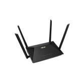 Router Wireless Asus RT-AX1800U; Standarde rețea: IEEE 802.11a, IEEE 802.11b, IEEE 802.11g, IEEE 802.11n, IEEE 802.11ac, IEEE 802.11ax, IPv4, IPv6, 4 antene externe,Dual-Core processor, Memorie: 128 MB Flash, 256 MB RAM, Frecvente: 2.4 GHz 2x2 / 5 GHz 2x2