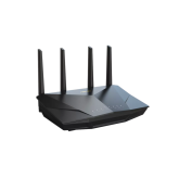 ASUS AX5400 Dual-band Wi-FI 6 Router RT-AX5400,Standarde wireless: IEEE 802.11a, IEEE 802.11b, IEEE 802.11g, WiFi 4 (802.11n), WiFi 5 (802.11ac), WiFi 6 (802.11ax), Procesor: 1.5 GHz tri-core, Memorie: 256 MB Flash, 512 MB RAM, 574+4804 Mbps, 4 x antene e