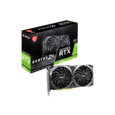 MSI Video Card Nvidia GeForce RTX 3060 VENTUS 2X 12G OC, 12GB GDDR6, 192-bit, 360 GB/s, 15 Gbps Effective Memory Clock, 1807 MHz Boost, 3584 CUDA Cores, PCIe 4.0, 3x DisplayPort 1.4a, HDMI 2.1, RAY TRACING, Dual Fan, 550W Recommended PSU, Metal Backplate,
