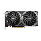 MSI Video Card Nvidia GeForce RTX 3060 VENTUS 2X 12G OC, 12GB GDDR6, 192-bit, 360 GB/s, 15 Gbps Effective Memory Clock, 1807 MHz Boost, 3584 CUDA Cores, PCIe 4.0, 3x DisplayPort 1.4a, HDMI 2.1, RAY TRACING, Dual Fan, 550W Recommended PSU, Metal Backplate,