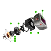 Cooler Procesor Liquid Asus ROG Ryujin 360 NEGRU