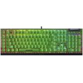Tastatura mecanica gaming BlackWidow V4 X (Green Switch) - Minecraft Edition , layout US, taste ABS, layout US, cu 6 butoane customizabile, negru