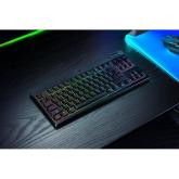 Tastatura mecanica wireless Razer Blackwidow V4 Low profile HyperSpeed TKL, switch Razer™ Low-profile Mechanical Switches (Green Clicky), 110 taste, iluminare Razer™ Chroma RGB, negru