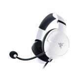 Casti Razer Blackshark V2  HyperSpeed cu fir, frecventa 12 Hz – 28 kHz, sensibilitate 100 dB, izolare fonica pasiva, frecventa de raspuns microfon: 100 Hz – 10 kHz, autonomie baterie pana la 70 ore, interfata jack 3.5 mm, alb