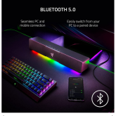 Razer Leviathan V2 X   TECHNICAL SPECIFICATIONS  FREQUENCY RESPONSE 85 Hz – 20 kHz  INPUT POWER Type C with Power Delivery  DRIVER SIZE - DIAMETERS (MM) Full range racetrack drivers: 2 x 2.0 x 4.0