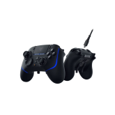 Controller Razer Wolverine V2 Pro pentru PS5 si PC, conectivitate HyperSpeed Wireless si cu fir, lumini razer Chroma, butoane mecanice Razer™ Mecha-Tactile, durata de viata baterie pana la 10 ore cu Chroma, pana la 28 de ore fara Chroma, negru