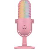 Microfon Razer Seiren V3 Mini Chroma RGB USB, frecventa raspuns 20 Hz - 20000 Hz, sensibilitate 110 dB (THD > 1% at 1 kHz), negru