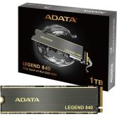 SAMPLE SSD ADATA, LEGEND 840, 1 TB, M.2, PCIe Gen4.0 x4, 3D TLC Nand, R/W: 5000/4750 MB/s, 