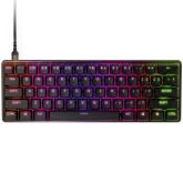 SteelSeries I Apex 9 Mini​ US I Gaming Keyaboard I Optical / OptiPoint optical switches / Keystroke actuation (1mm to 1.5mm) / Swappable switches / Aluminum top plate / 60% form factor / RGB / US layout I Black