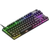 SteelSeries I Apex 9 TKL US I Gaming Keyboard I Optical / OptiPoint optical switches / Keystroke actuation (1mm to 1.5mm) / Swappable switches / Aluminum top plate / Tenkeyless form factorr / RGB / US Layout I Black