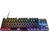 SteelSeries I Apex 9 TKL US I Gaming Keyboard I Optical / OptiPoint optical switches / Keystroke actuation (1mm to 1.5mm) / Swappable switches / Aluminum top plate / Tenkeyless form factorr / RGB / US Layout I Black